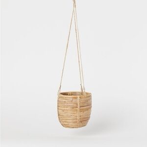 H&M Rattan Hanging Planter